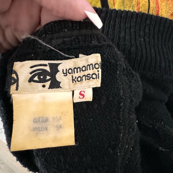 Vintage 80s Kansai Yamamoto Japanese designer sweater - Picture 4 of 4